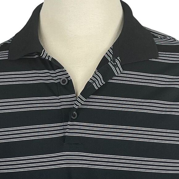 Nike Golf Tour Performance‎ Dri-Fit Striped Polo Large - Picture 3 of 6